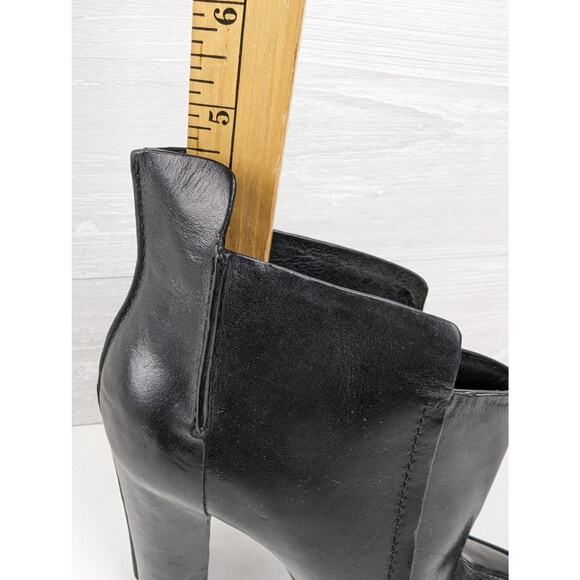 Alexander Wang Black Leather Kim Runway Ankle Boot 10 - Picture 14 of 14